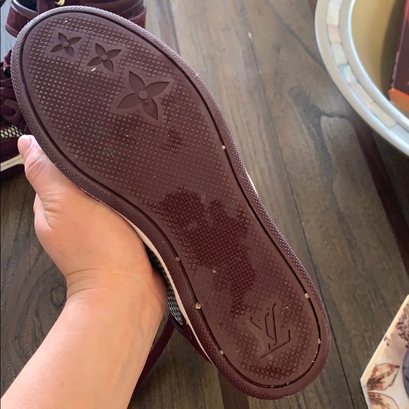 Louis Vuitton high top wedge sneaker - Picture 4 of 6